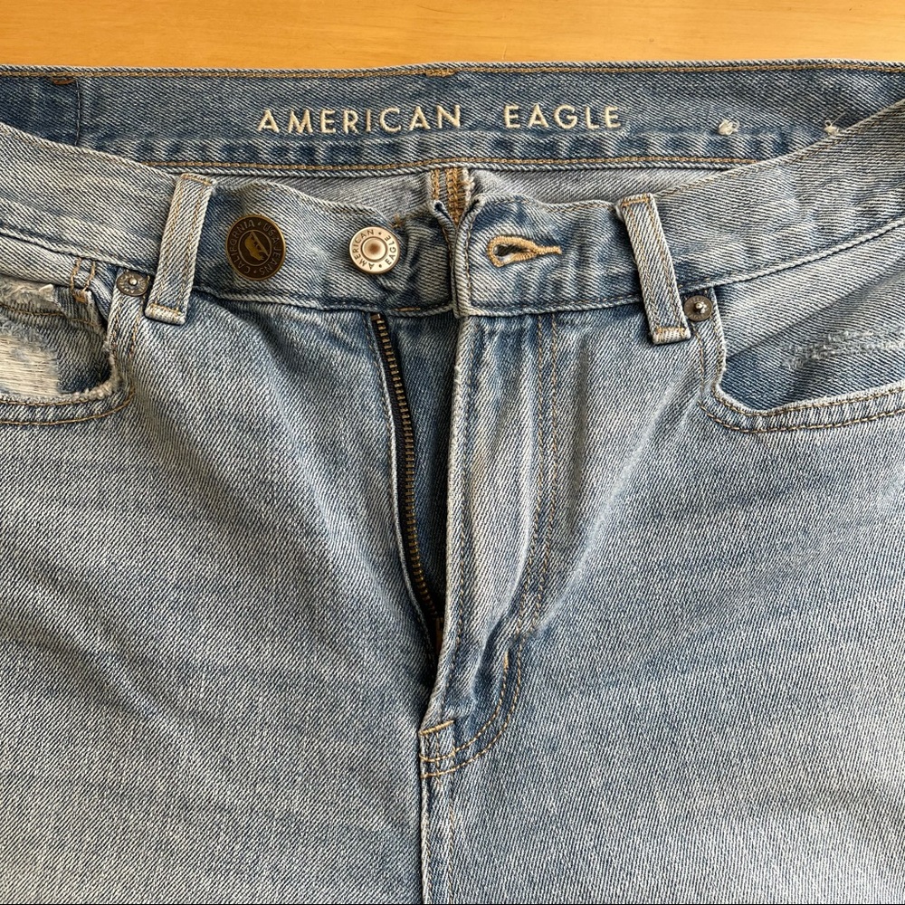 {American Eagle} Destroyed Patch Jeans - image 6